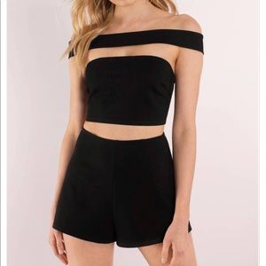 TOBI Black Romper